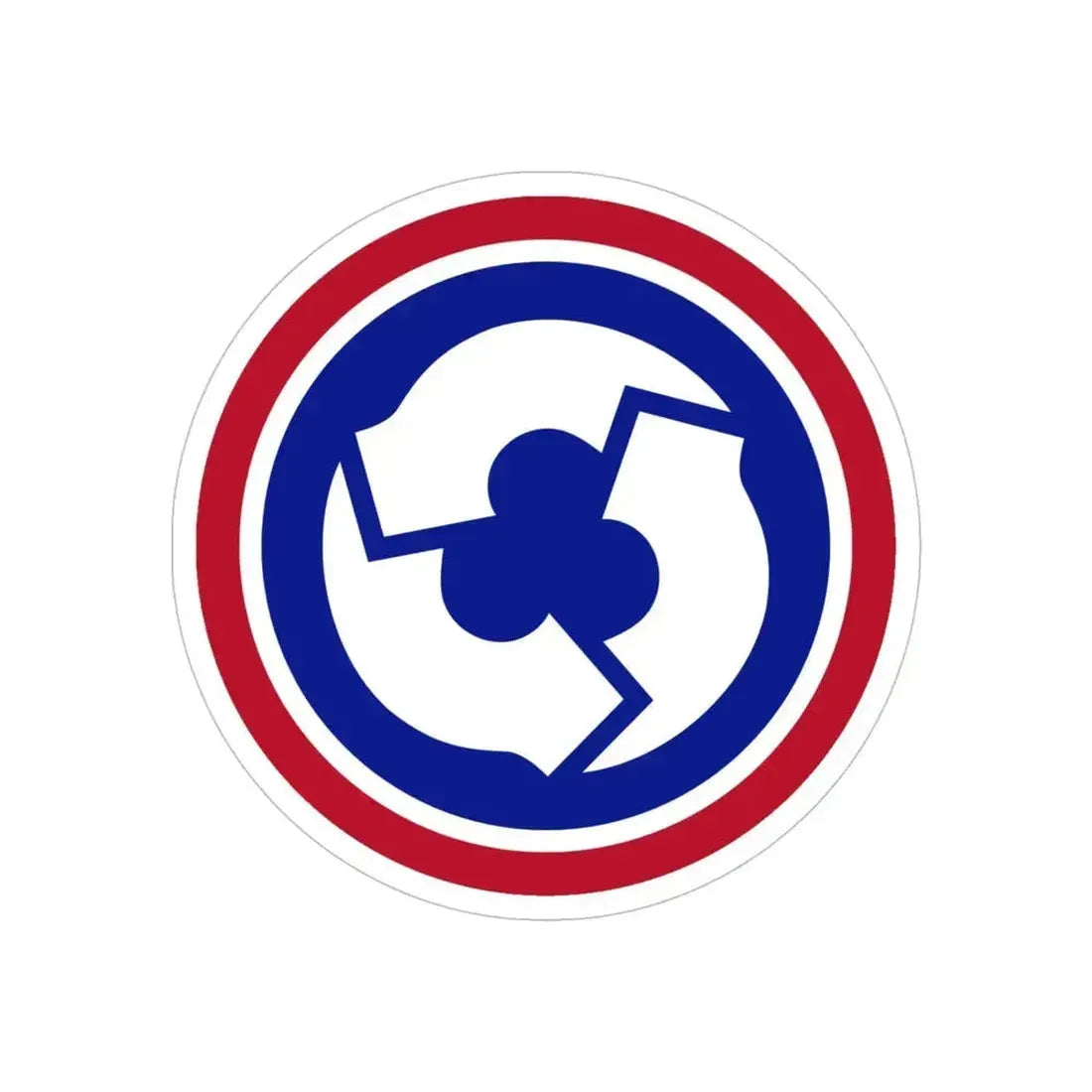 311 Sustainment Command (U.S. Army) REVERSE PRINT Transparent Die-Cut STICKER 5 Inch Die-Cut Transparent - The Sticker Space