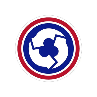 311 Sustainment Command (U.S. Army) REVERSE PRINT Transparent Die-Cut STICKER 5 Inch Die-Cut Transparent - The Sticker Space