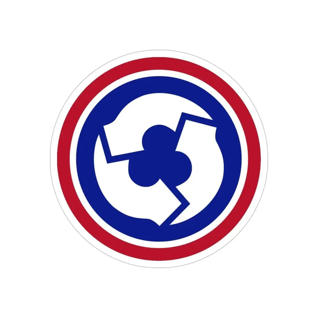 311 Sustainment Command (U.S. Army) REVERSE PRINT Transparent Die-Cut STICKER - The Sticker Space