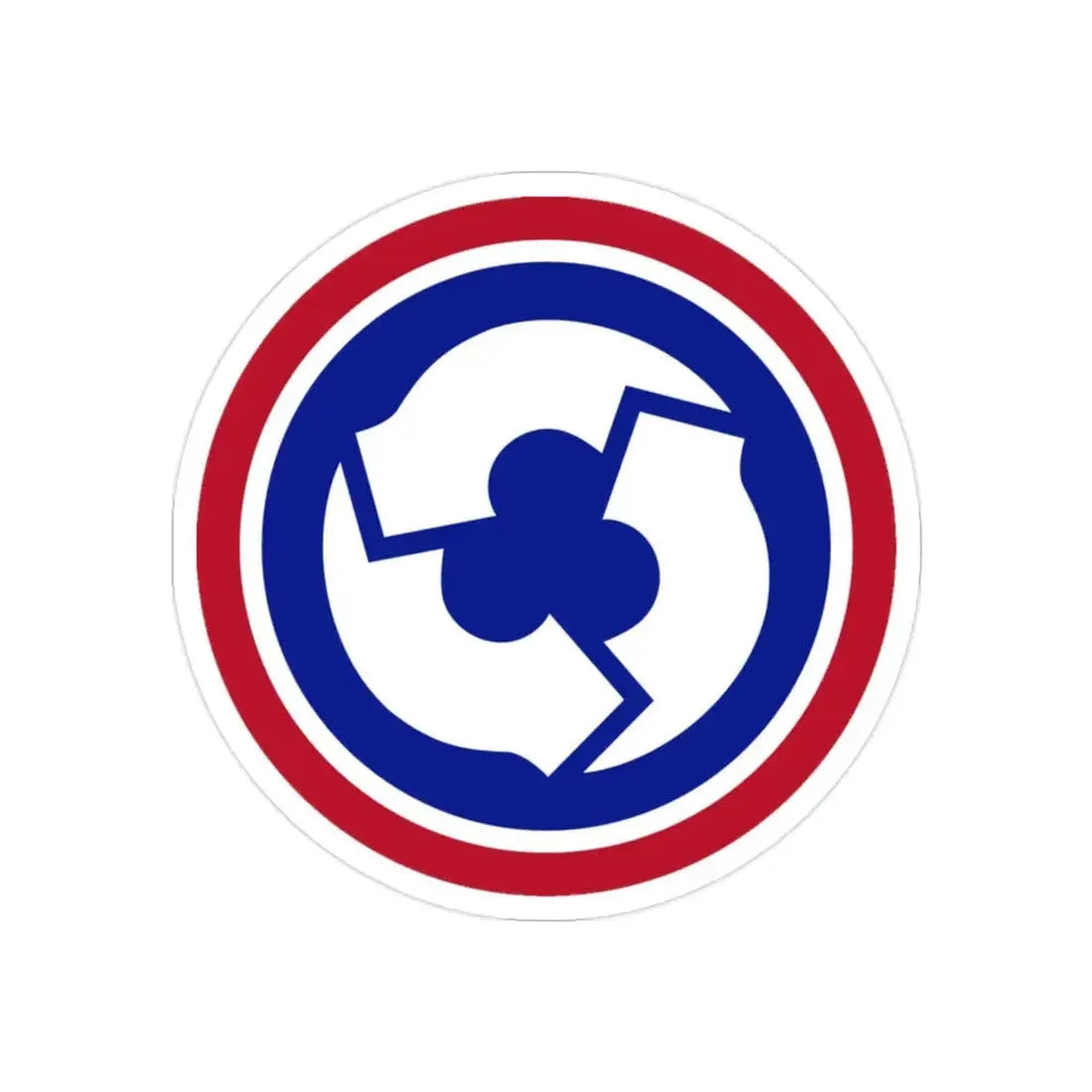 311 Sustainment Command (U.S. Army) REVERSE PRINT Transparent Die-Cut STICKER - The Sticker Space