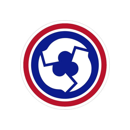 311 Sustainment Command (U.S. Army) REVERSE PRINT Transparent Die-Cut STICKER - The Sticker Space