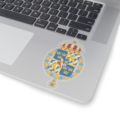 Great coat of arms of Sweden 3 - STICKER Vinyl Kiss-Cut Decal