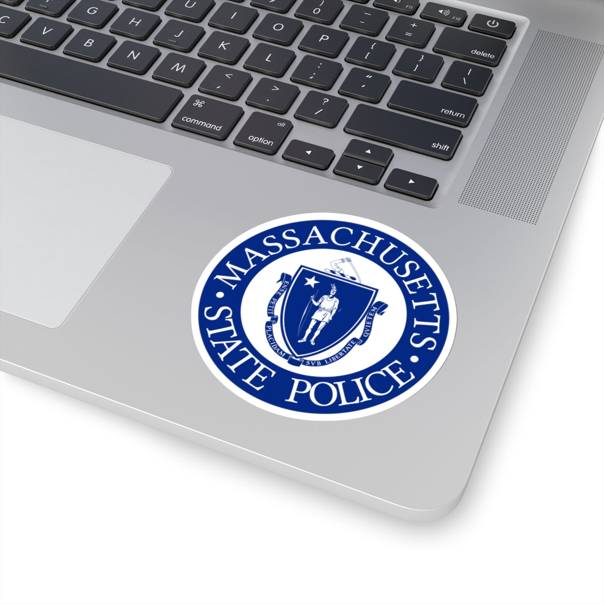 Seal of the State Police of Massachusetts - STICKER Vinyl Kiss-Cut Decal