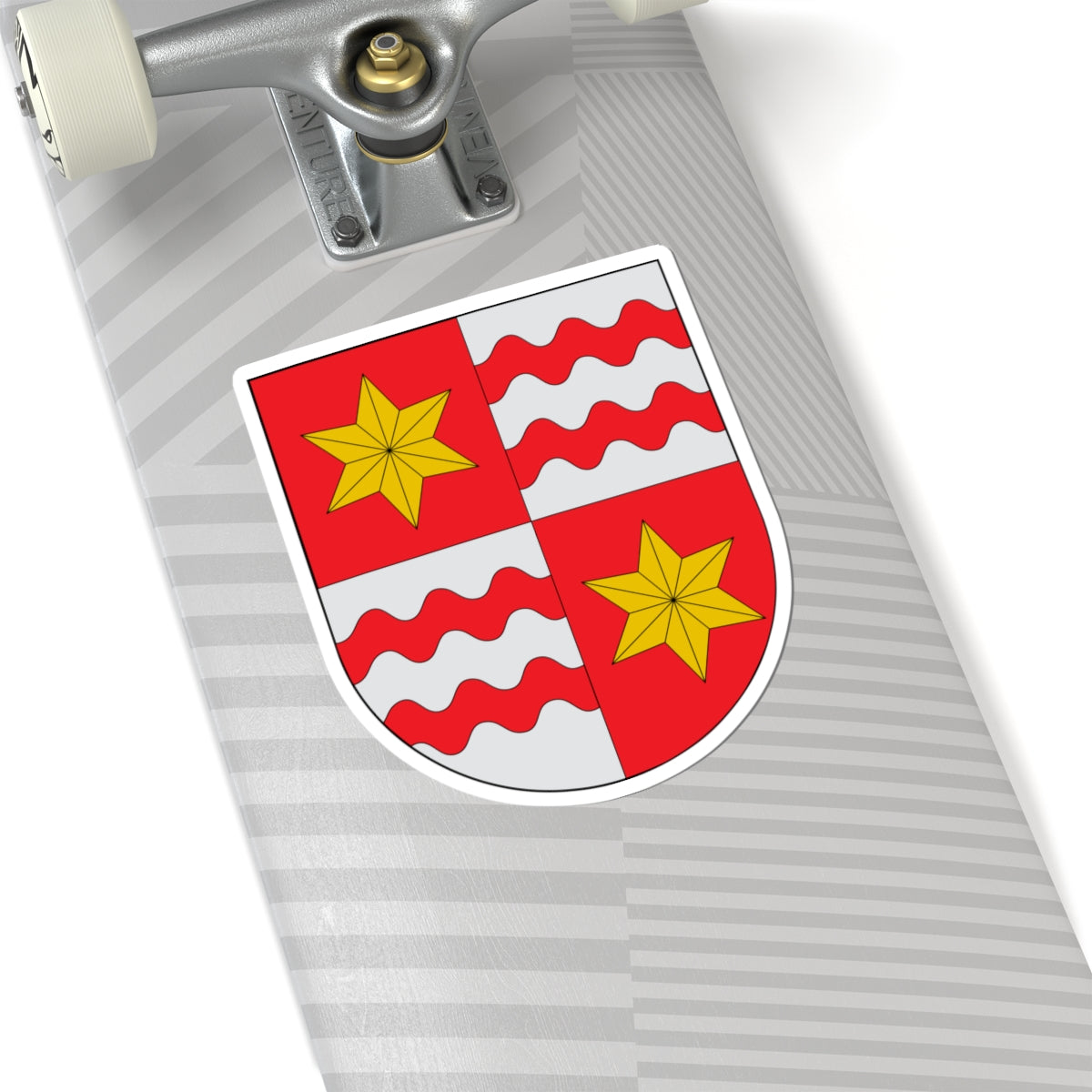 Escudo de Olejua (Spain) (Coat of Arms) STICKER Vinyl Kiss-Cut Decal