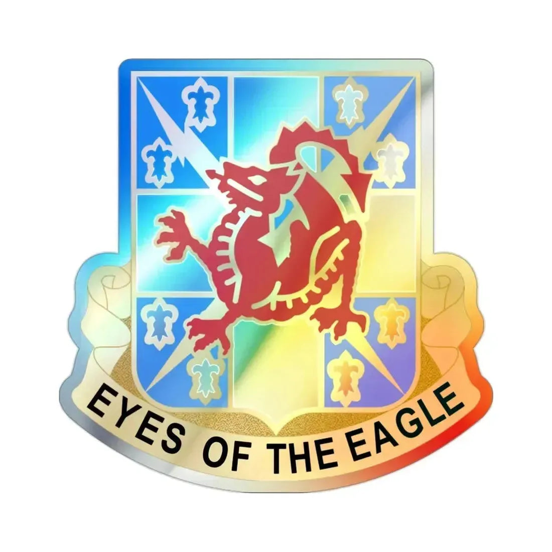 311th Military Intelligence Battalion 2 (U.S. Army) Holographic STICKER Die-Cut Vinyl Decal 2 Inch Holographic - The Sticker Space