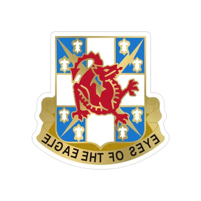 311th Military Intelligence Battalion 2 (U.S. Army) REVERSE PRINT Transparent Die-Cut STICKER 3 Inch Die-Cut Transparent - The Sticker Space