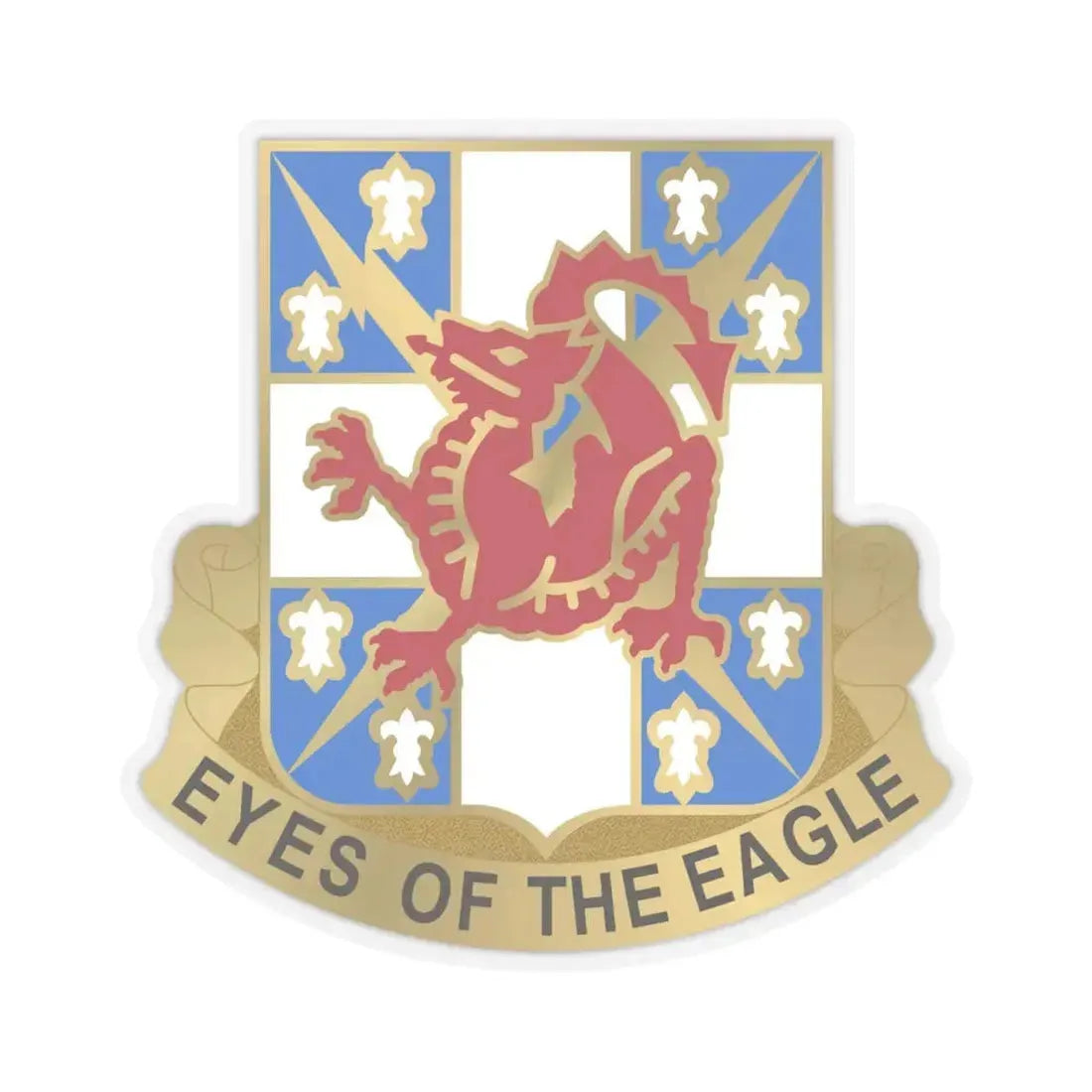 311th Military Intelligence Battalion 2 (U.S. Army) STICKER Vinyl Kiss-Cut Decal 6 Inch Transparent - The Sticker Space