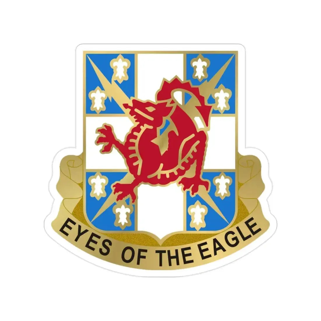 311th Military Intelligence Battalion 2 (U.S. Army) Transparent STICKER Die-Cut Vinyl Decal 2 Inch - The Sticker Space