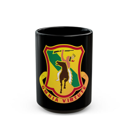 312 Cavalry Regiment (U.S. Army) Black Coffee Mug-15oz-The Sticker Space