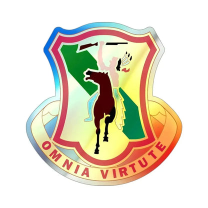 312 Cavalry Regiment (U.S. Army) Holographic STICKER Die-Cut Vinyl Decal - The Sticker Space
