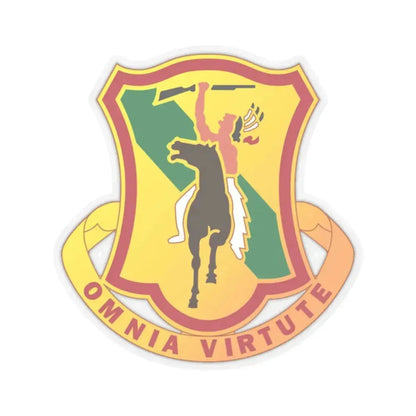 312 Cavalry Regiment (U.S. Army) STICKER Vinyl Kiss-Cut Decal 2 Inch Transparent - The Sticker Space