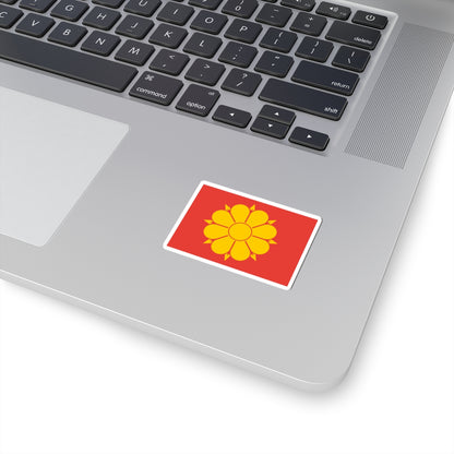 Flag of Trondheim (Norway) STICKER Vinyl Kiss-Cut Decal