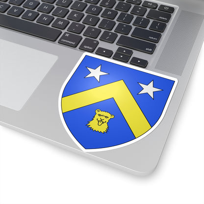 Blason Agard de Maupas (France) (Coat of Arms) STICKER Vinyl Kiss-Cut Decal