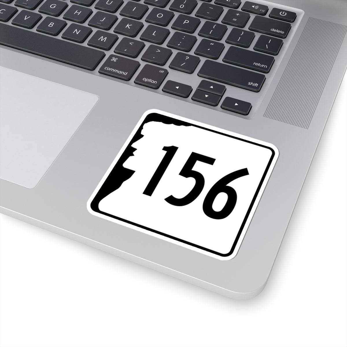NH Route 156 (New Hampshire) (Road Sign) STICKER Vinyl Kiss-Cut Decal
