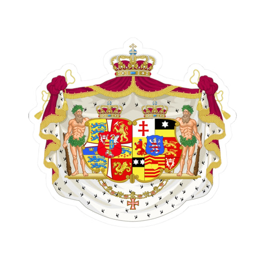 Armoiries de Marie-Sophie de Hesse-Cassel1 (Denmark) (Coat of Arms) STICKER Vinyl Kiss-Cut Decal