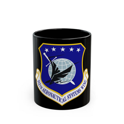 312th Aeronautical Systems Wing (U.S. Air Force) Black Coffee Mug-11oz-The Sticker Space