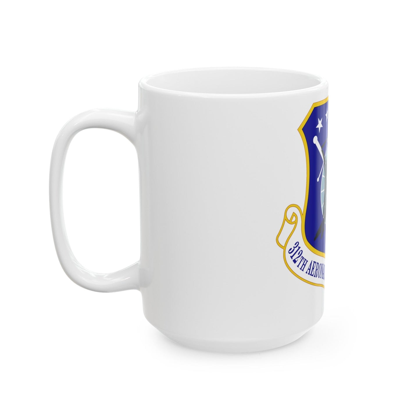 312th Aeronautical Systems Wing (U.S. Air Force) White Coffee Mug-The Sticker Space