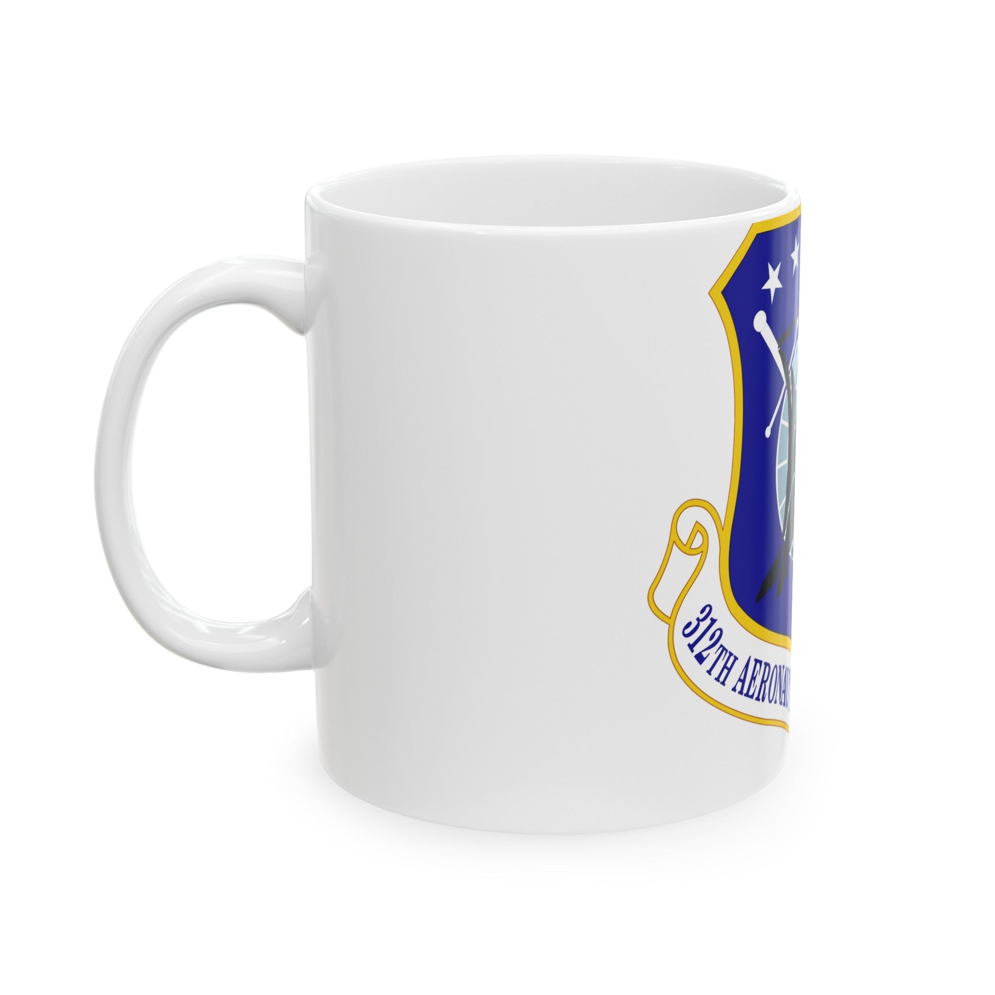 312th Aeronautical Systems Wing (U.S. Air Force) White Coffee Mug-The Sticker Space