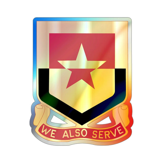 313 Cavalry Regiment (U.S. Army) Holographic STICKER Die-Cut Vinyl Decal-6 Inch-The Sticker Space