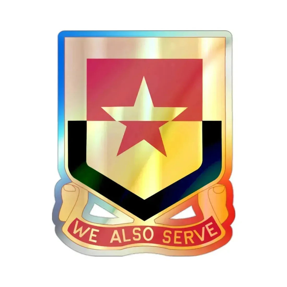 313 Cavalry Regiment (U.S. Army) Holographic STICKER Die-Cut Vinyl Decal 2 Inch Holographic - The Sticker Space