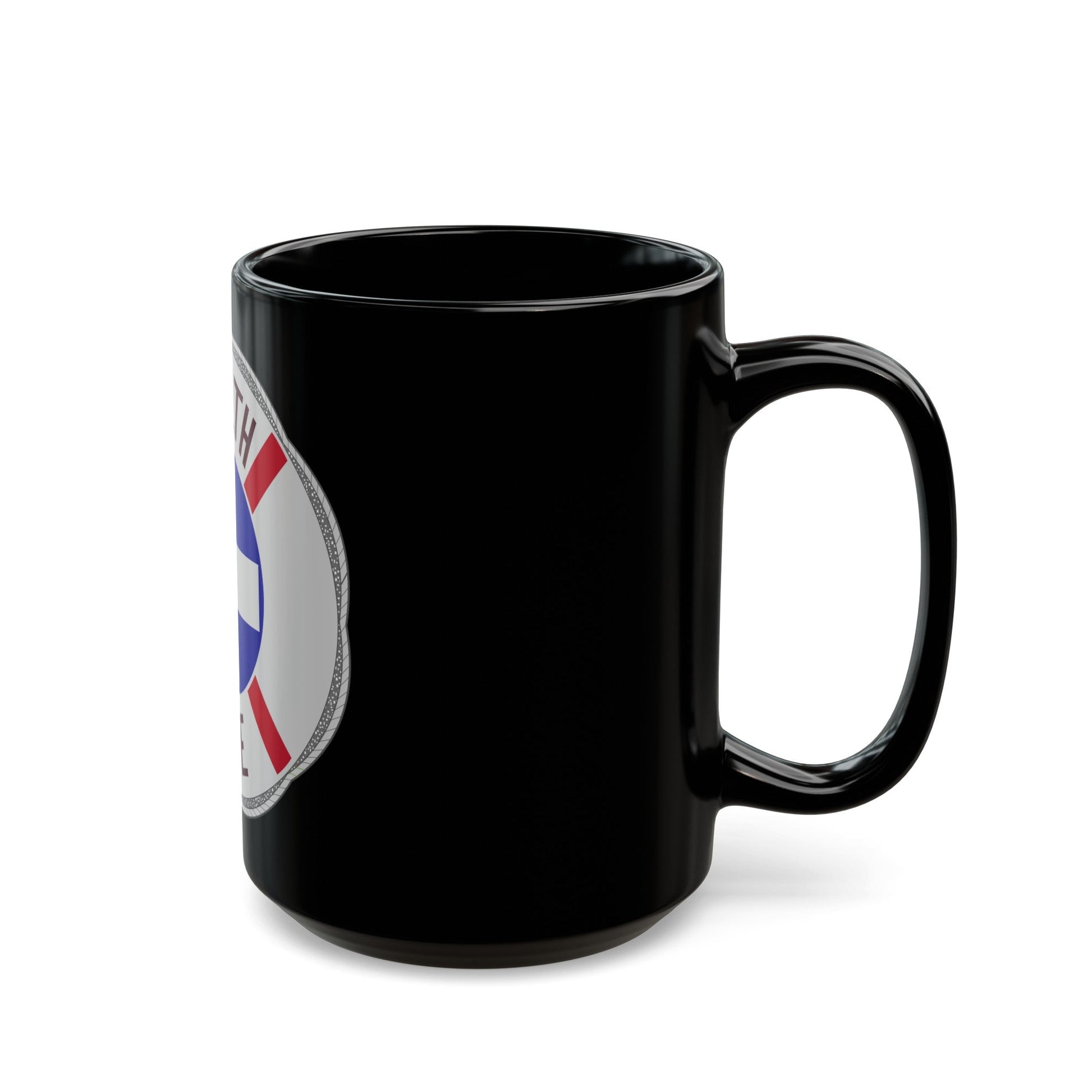 313 Hospital Center (U.S. Army) Black Coffee Mug-The Sticker Space