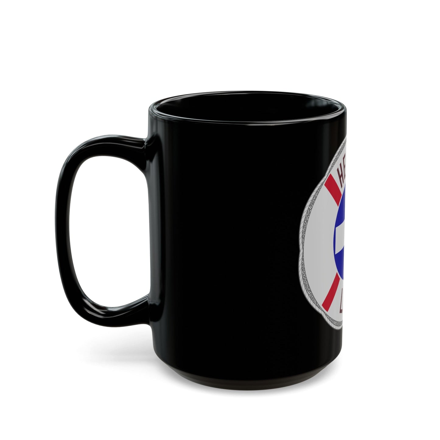 313 Hospital Center (U.S. Army) Black Coffee Mug-The Sticker Space