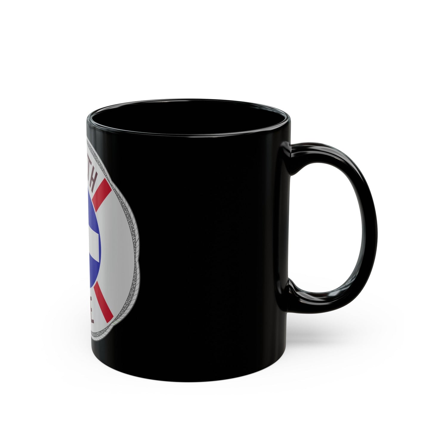 313 Hospital Center (U.S. Army) Black Coffee Mug-The Sticker Space