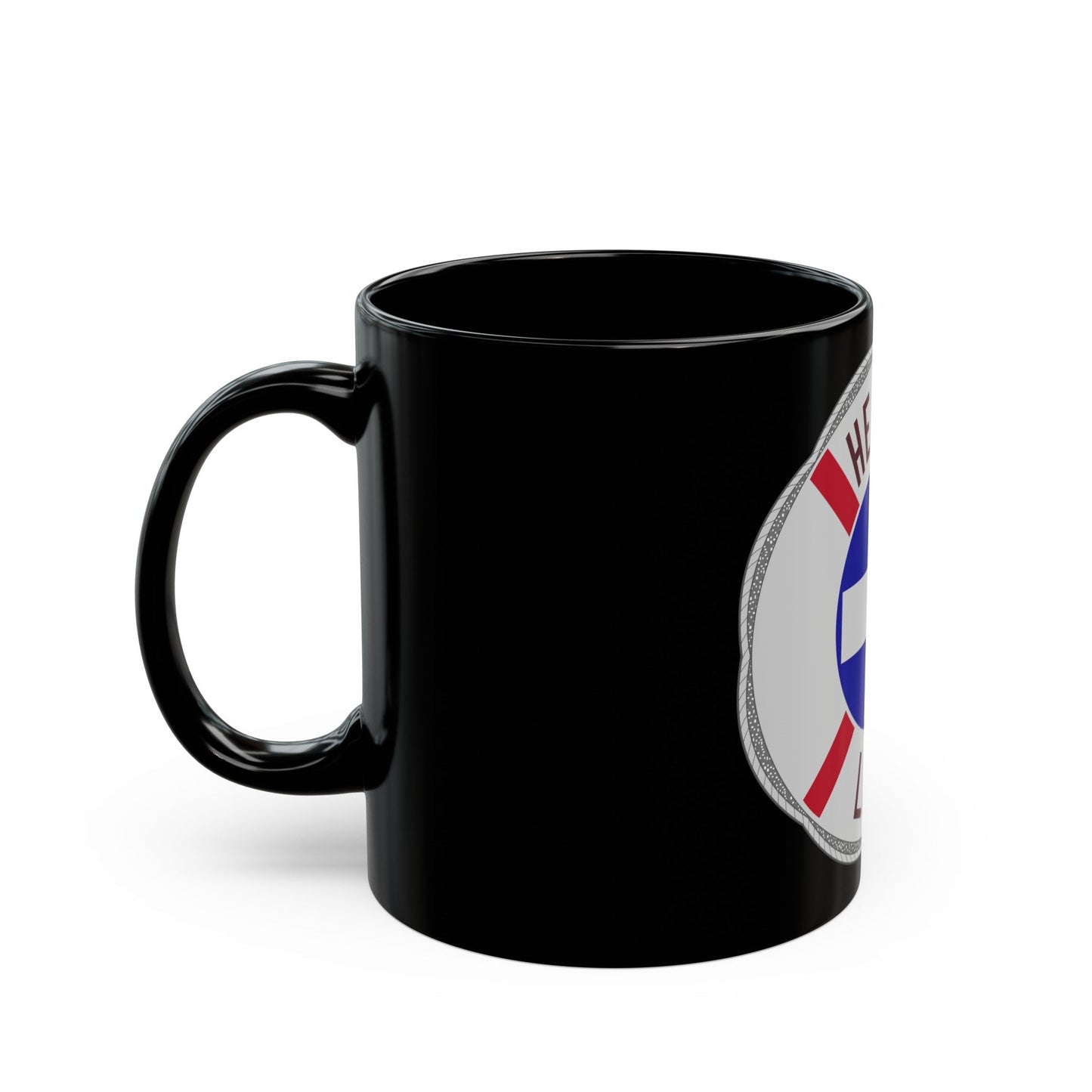 313 Hospital Center (U.S. Army) Black Coffee Mug-The Sticker Space