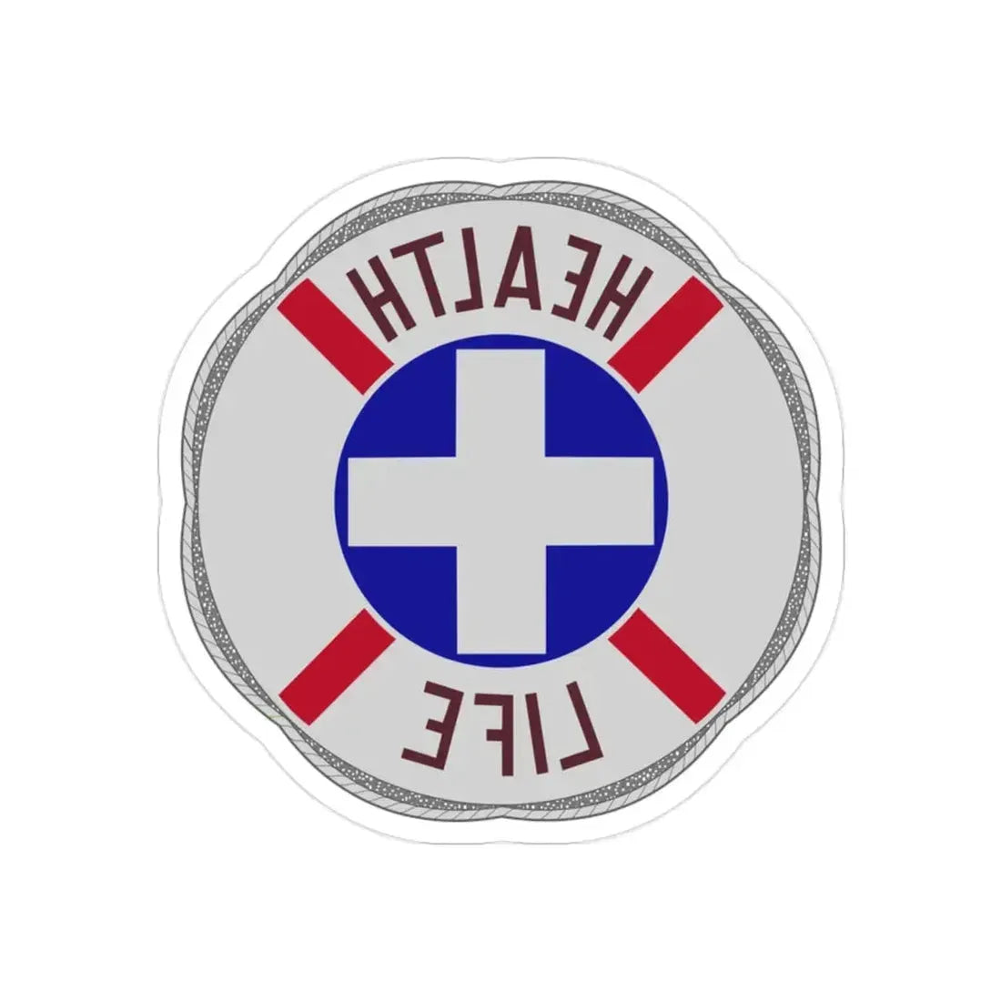 313 Hospital Center (U.S. Army) REVERSE PRINT Transparent Die-Cut STICKER - The Sticker Space