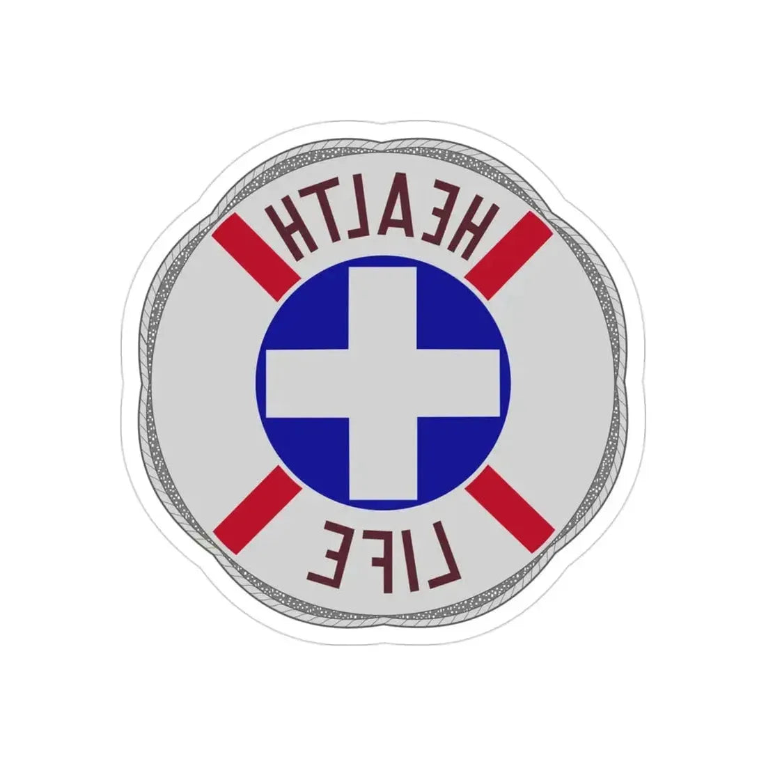 313 Hospital Center (U.S. Army) REVERSE PRINT Transparent Die-Cut STICKER - The Sticker Space