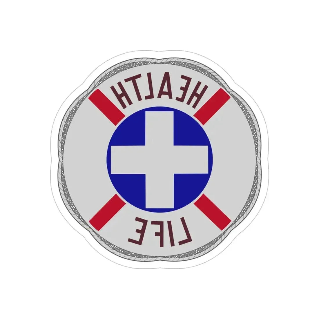313 Hospital Center (U.S. Army) REVERSE PRINT Transparent Die-Cut STICKER - The Sticker Space