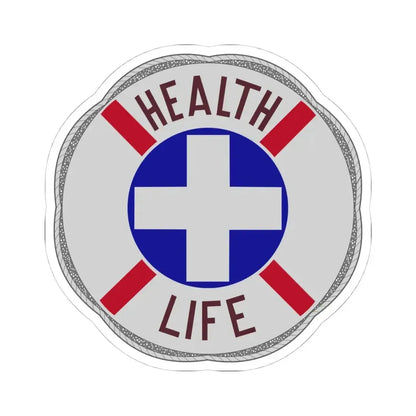 313 Hospital Center (U.S. Army) STICKER Vinyl Kiss-Cut Decal 4 Inch White - The Sticker Space