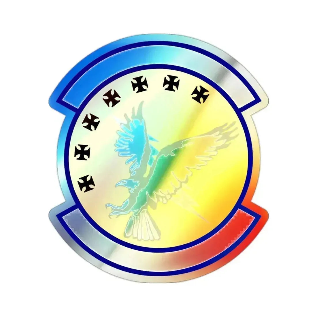 313 Training Squadron AETC (U.S. Air Force) Holographic STICKER Die-Cut Vinyl Decal 2 Inch Holographic - The Sticker Space