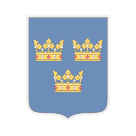 Shield of arms of Sweden - STICKER Vinyl Kiss-Cut Decal