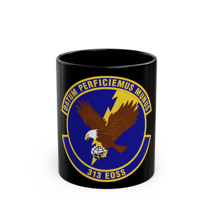 313th Expeditionary Operations Support Squadron (U.S. Air Force) Black Coffee Mug-11oz-The Sticker Space