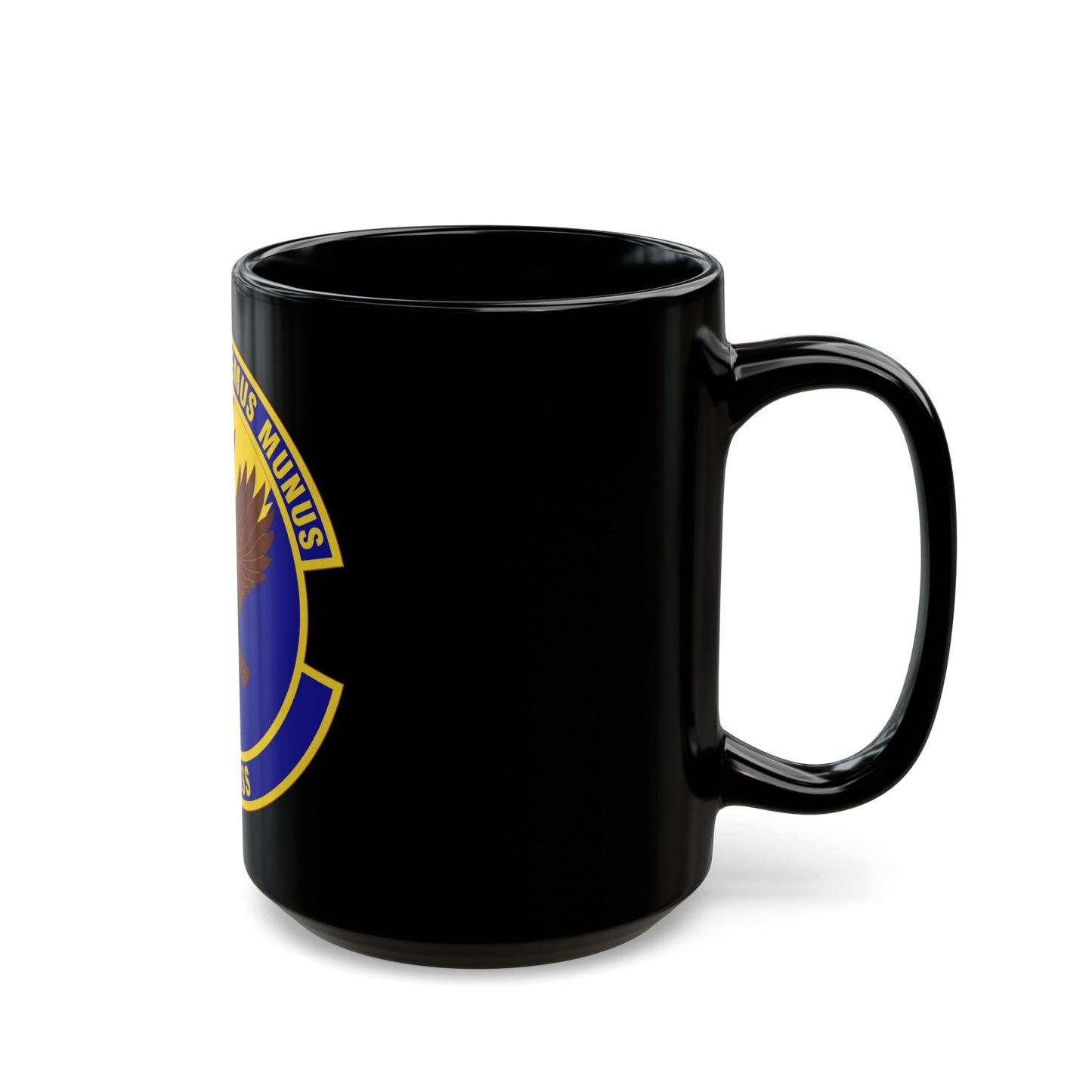 313th Expeditionary Operations Support Squadron (U.S. Air Force) Black Coffee Mug-The Sticker Space