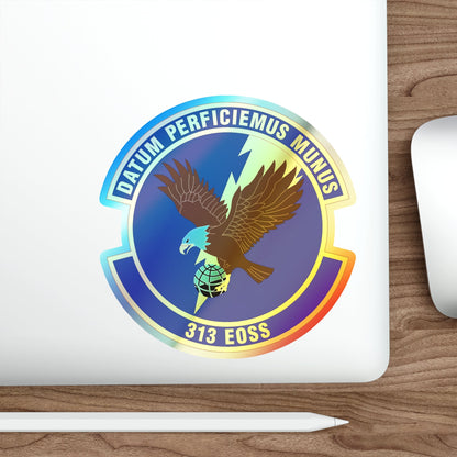 313th Expeditionary Operations Support Squadron (U.S. Air Force) Holographic STICKER Die-Cut Vinyl Decal-The Sticker Space