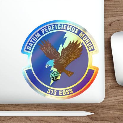 313th Expeditionary Operations Support Squadron (U.S. Air Force) Holographic STICKER Die-Cut Vinyl Decal-The Sticker Space