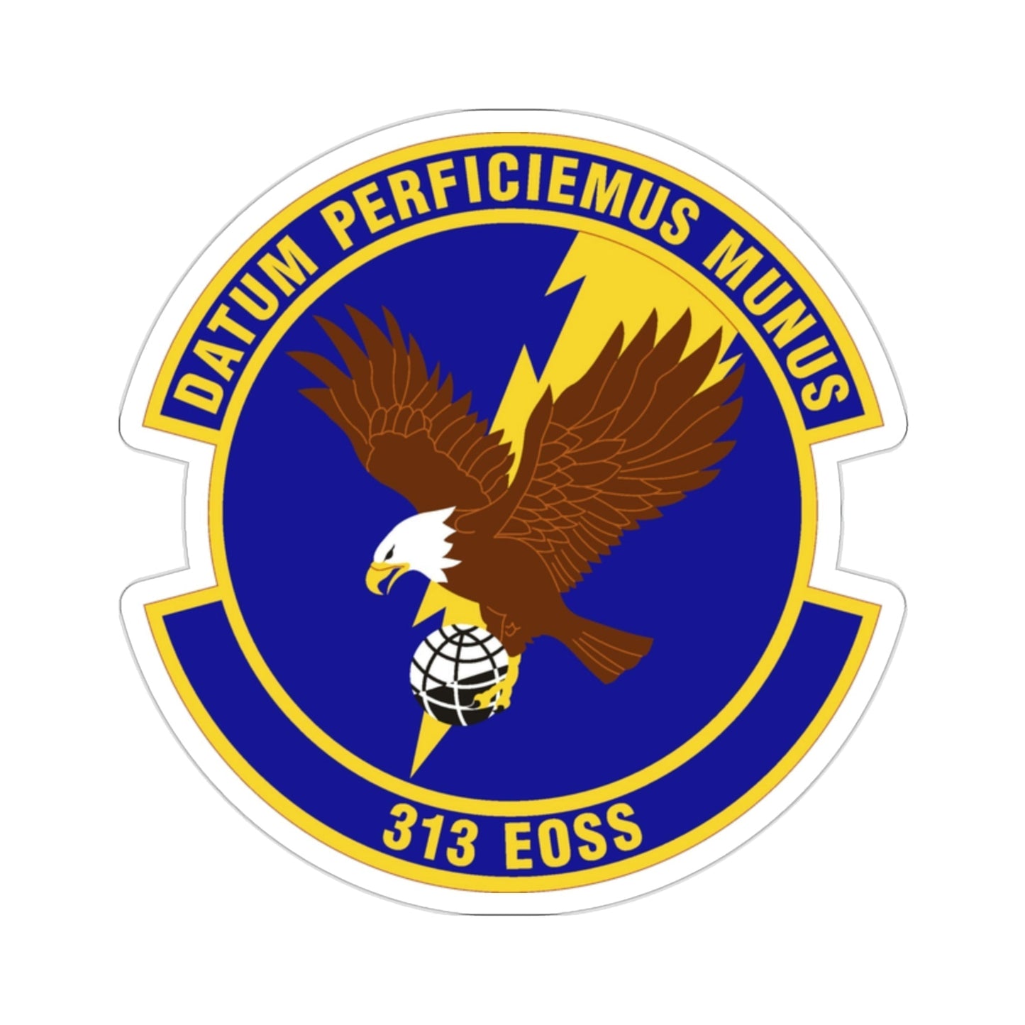 313th Expeditionary Operations Support Squadron (U.S. Air Force) STICKER Vinyl Die-Cut Decal-2 Inch-The Sticker Space