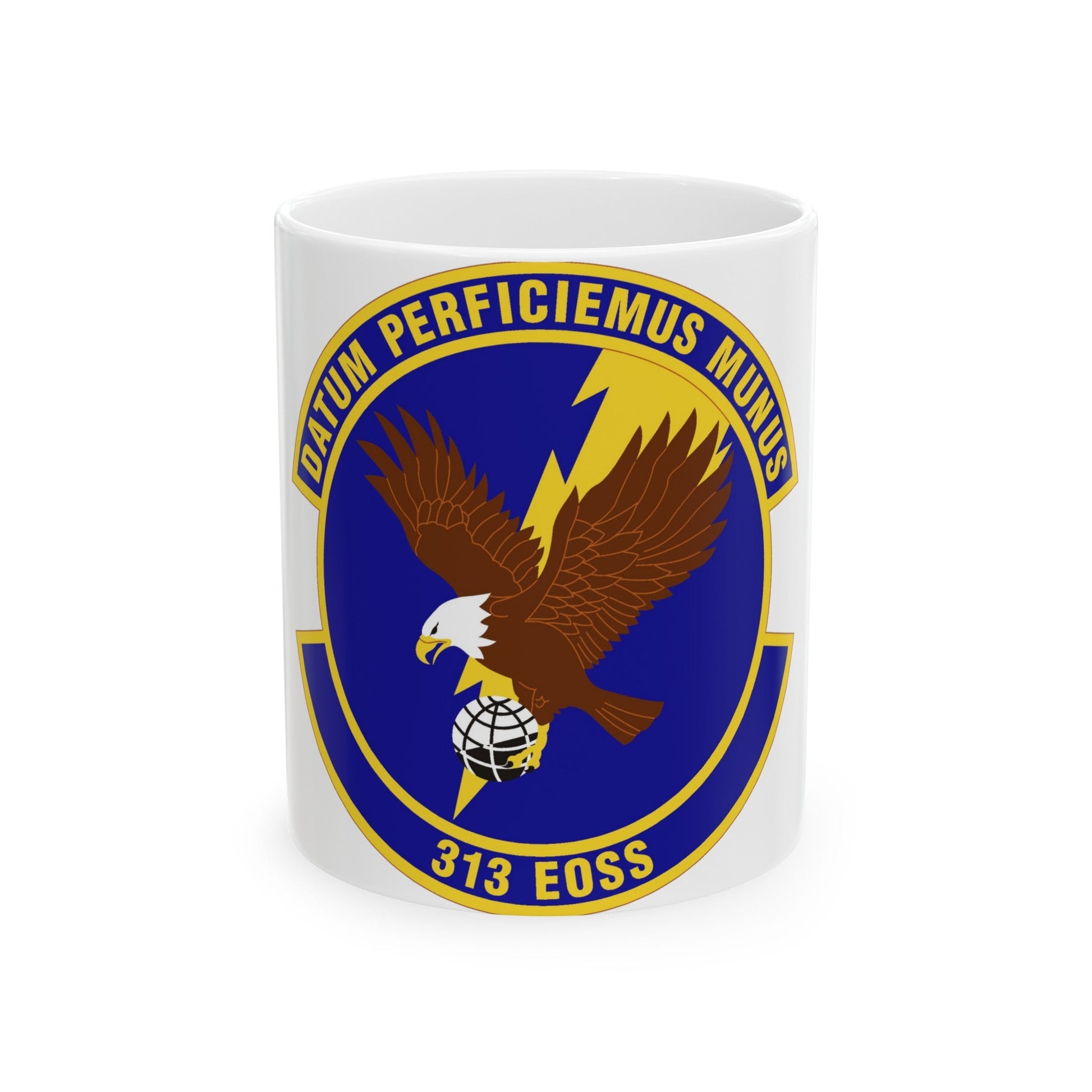 313th Expeditionary Operations Support Squadron (U.S. Air Force) White Coffee Mug-11oz-The Sticker Space