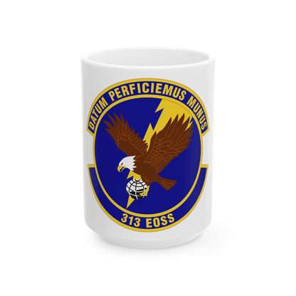 313th Expeditionary Operations Support Squadron (U.S. Air Force) White Coffee Mug-15oz-The Sticker Space
