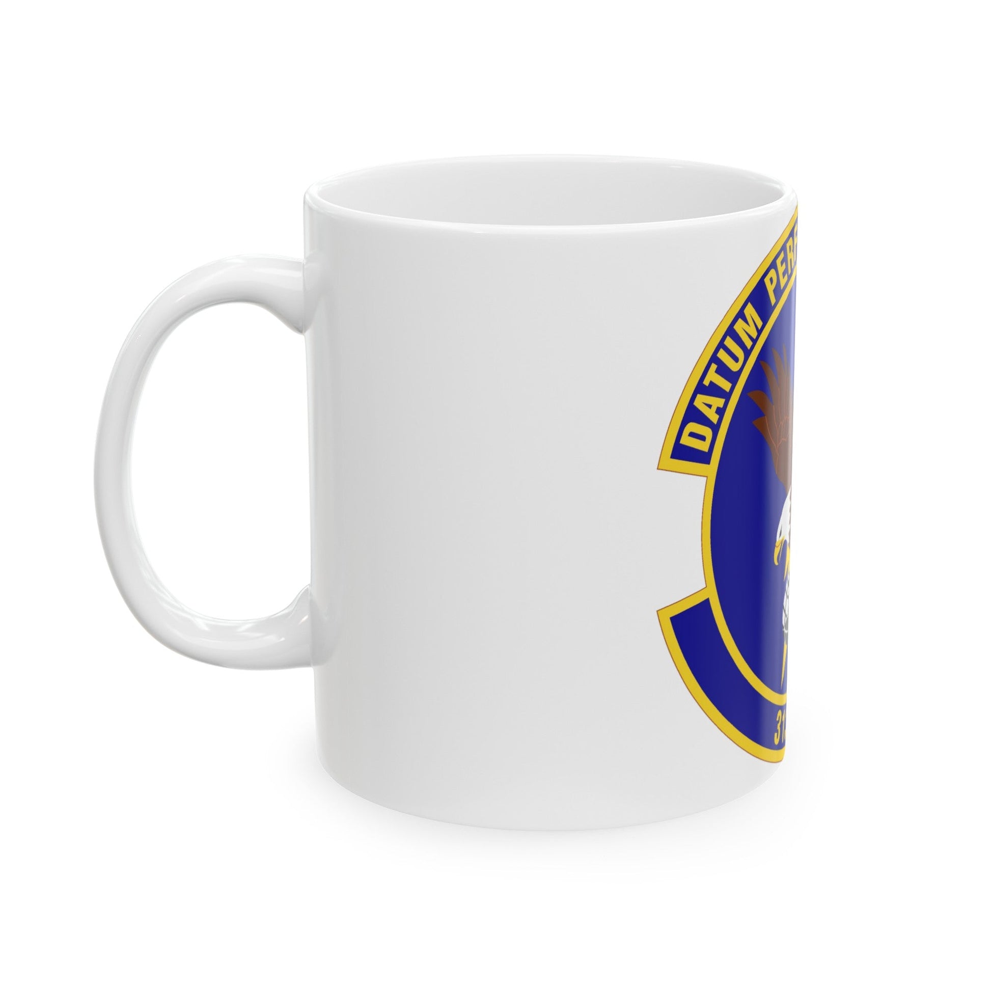 313th Expeditionary Operations Support Squadron (U.S. Air Force) White Coffee Mug-The Sticker Space