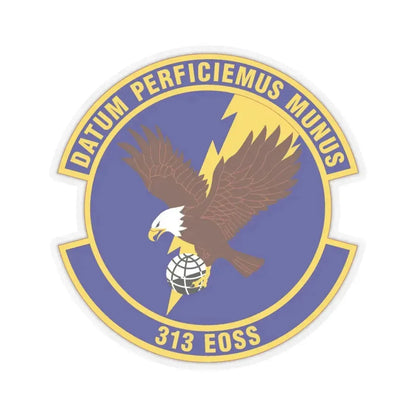 313th Expeditionary Operations Support Squadron (U.S. Air Force) STICKER Vinyl Kiss-Cut Decal 4 Inch Transparent - The Sticker Space