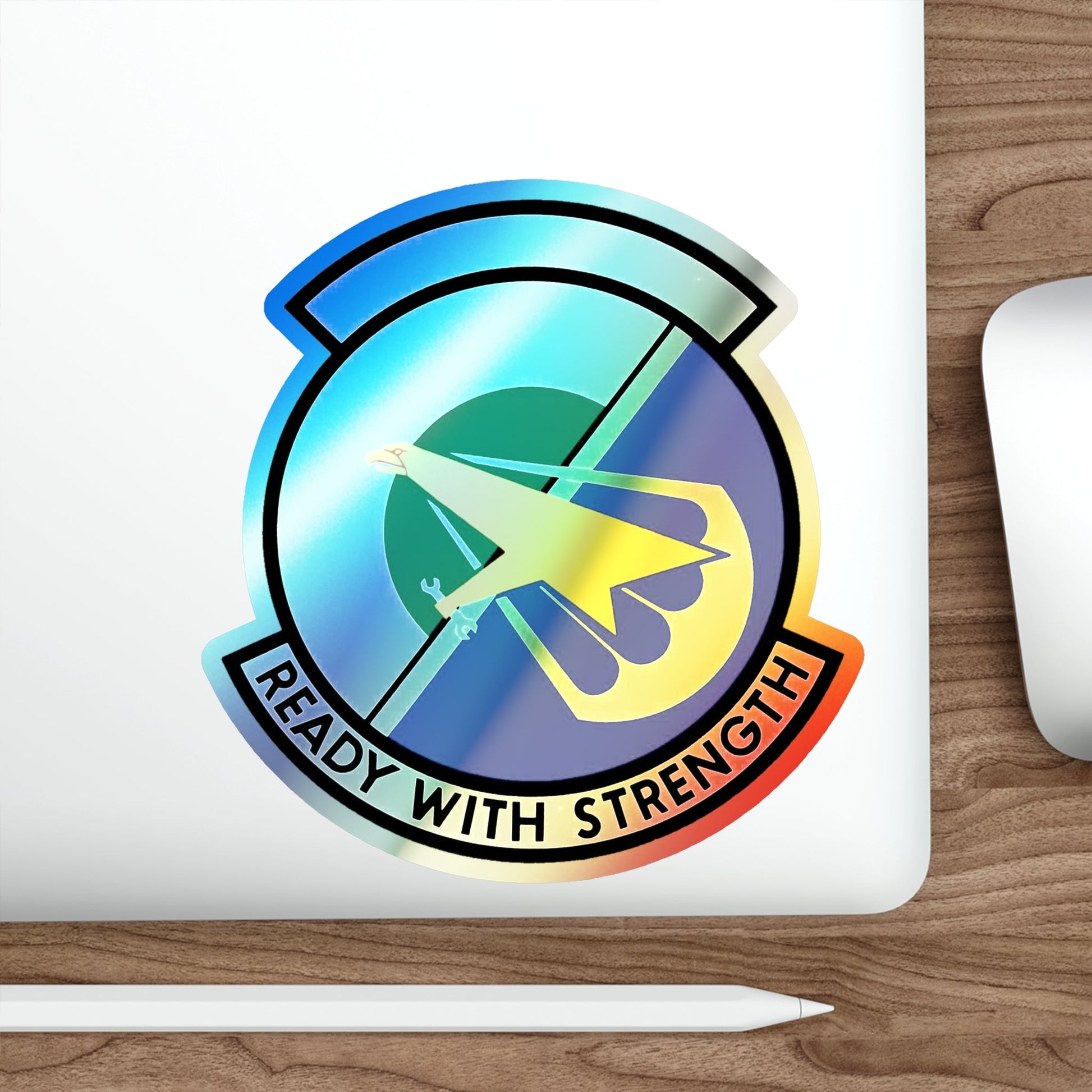 314 Aircraft Maintenance Squadron AETC (U.S. Air Force) Holographic STICKER Die-Cut Vinyl Decal-The Sticker Space