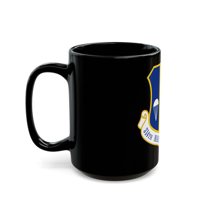 314 Maintenance Group AETC (U.S. Air Force) Black Coffee Mug-The Sticker Space