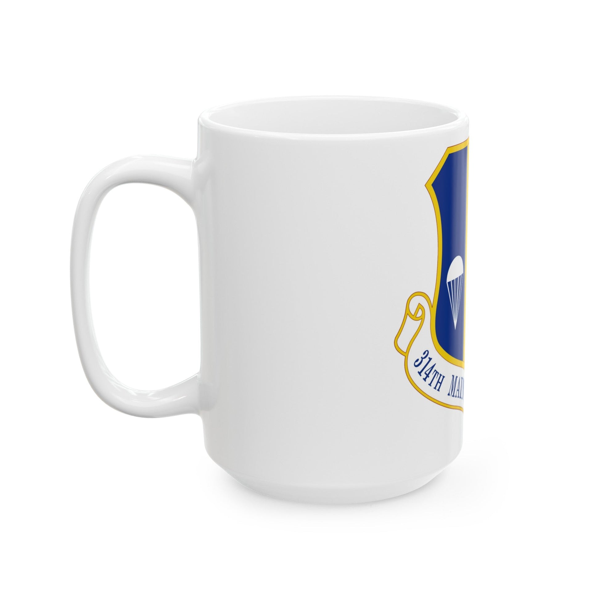 314 Maintenance Group AETC (U.S. Air Force) White Coffee Mug-The Sticker Space