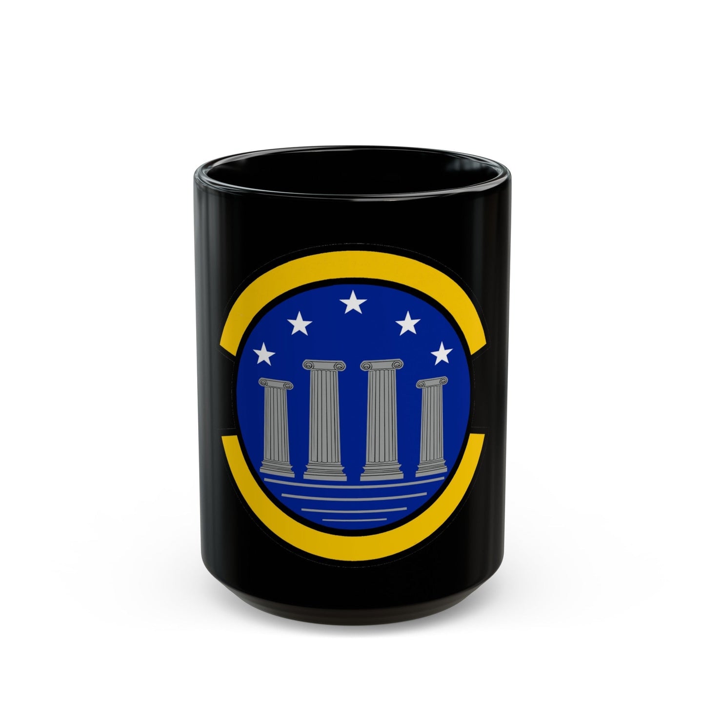 314 Maintenance Operations Flight AETC (U.S. Air Force) Black Coffee Mug-15oz-The Sticker Space