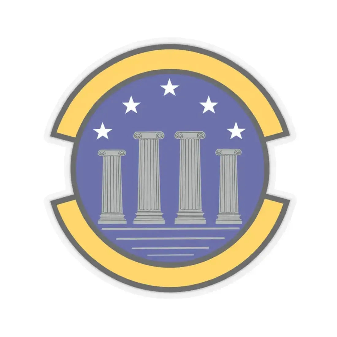 314 Maintenance Operations Flight AETC (U.S. Air Force) STICKER Vinyl Kiss-Cut Decal 3 Inch Transparent - The Sticker Space