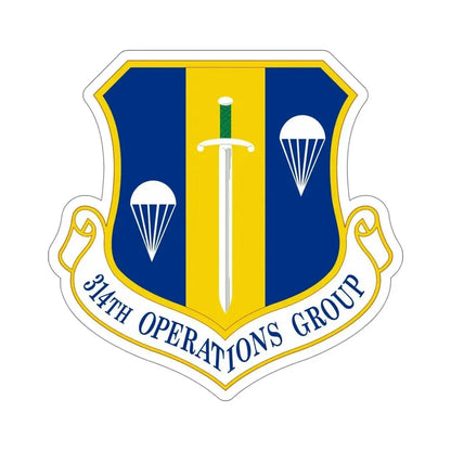 314 Operations Group AETC (U.S. Air Force) STICKER Vinyl Die-Cut Decal 6 Inch - The Sticker Space