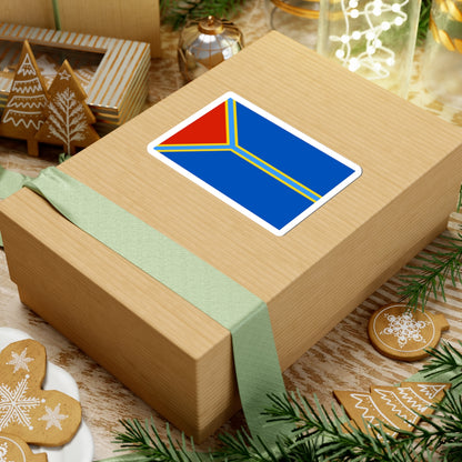 Flag of Alekseevsky rayon Volgograd oblast (Russia) STICKER Vinyl Kiss-Cut Decal